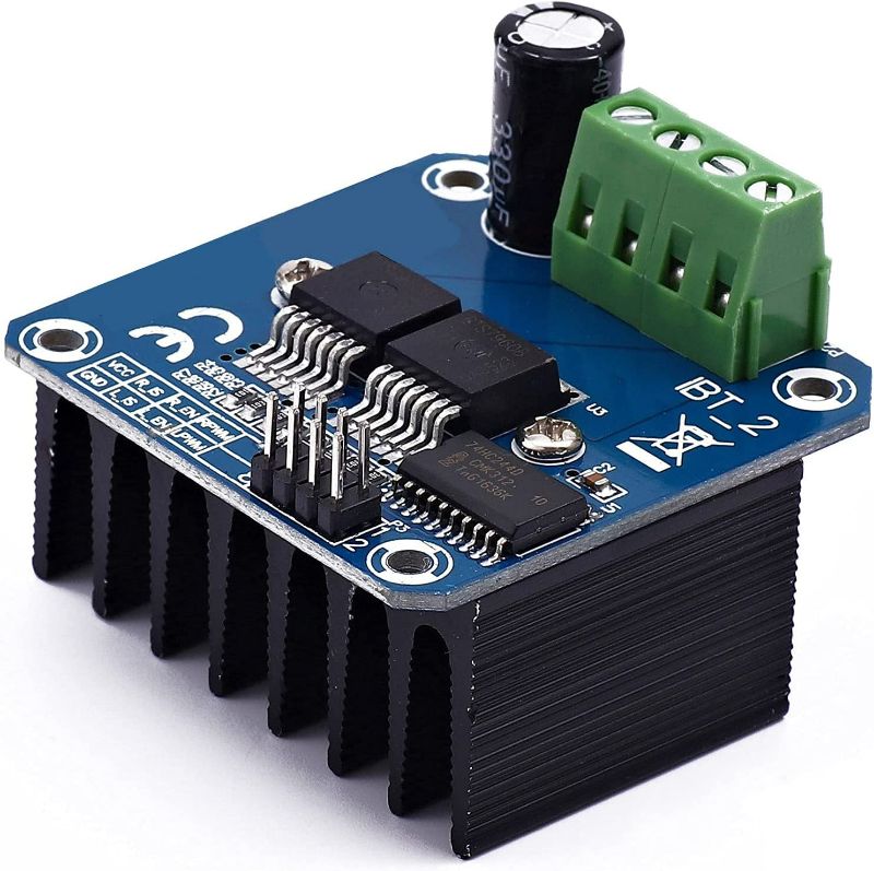 Photo 2 of BTS7960 43A High Power Motor Driver Module/Smart Car Driver Module for Arduino Current Limit 2pc