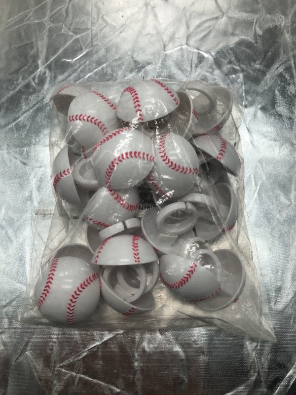 Photo 2 of Baseball Cupcake Rings (24-Pack)