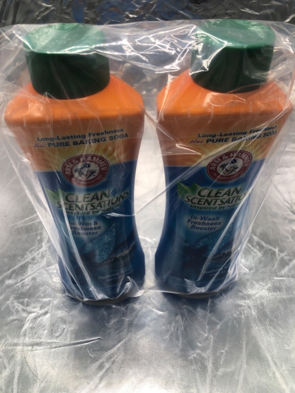 Photo 2 of Arm & Hammer Clean Scentsations In-Wash Freshness Booster, Purifying Waters, 24 Oz ( Pack of 2 )
