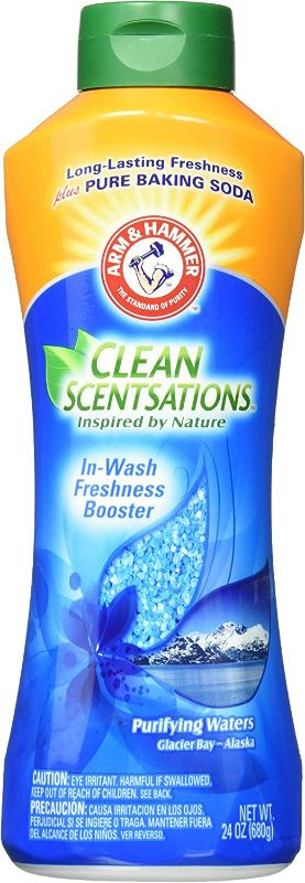 Photo 1 of Arm & Hammer Clean Scentsations In-Wash Freshness Booster, Purifying Waters, 24 Oz ( Pack of 2 )