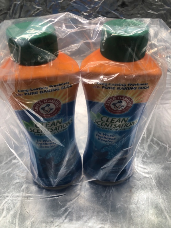 Photo 2 of Arm & Hammer Clean Scentsations In-Wash Freshness Booster, Purifying Waters, 24 Oz ( 2 Pack)