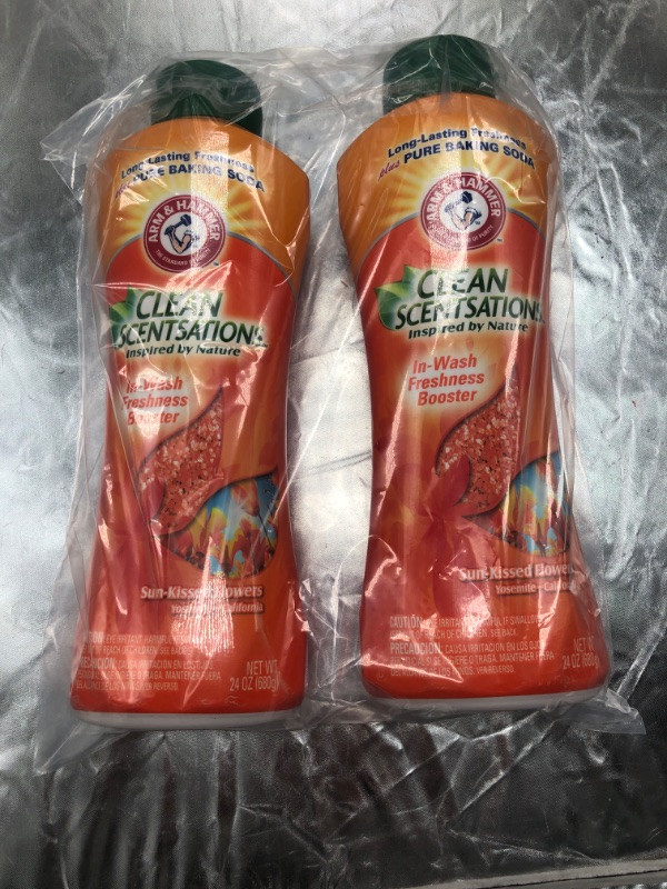 Photo 2 of Arm & Hammer Clean Scentsations In-Wash Freshness Booster, Sun-Kissed Flowers, 24 Oz ( 2 Pack)