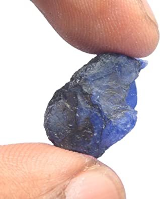 Photo 2 of  Blue Sapphire Gem 14.00 Ct Certified Natural Blue Sapphire, Rough Healing Crystal Sapphire