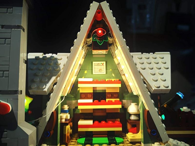 Photo 3 of Brickled LED Lighting Kit for Lego Elf Club House 10275 (Lego Set not Included)