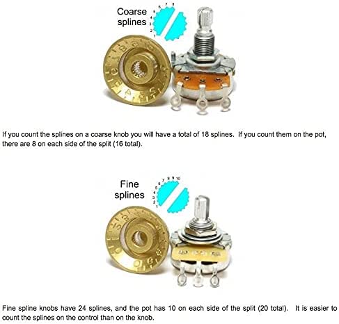 Photo 5 of KAISH 2-Pack Wood Knobs LP/Strat Style Bell Knobs Guitar Bass Wood Top Hat Knob with Numbers 1-10 Zebra Wood