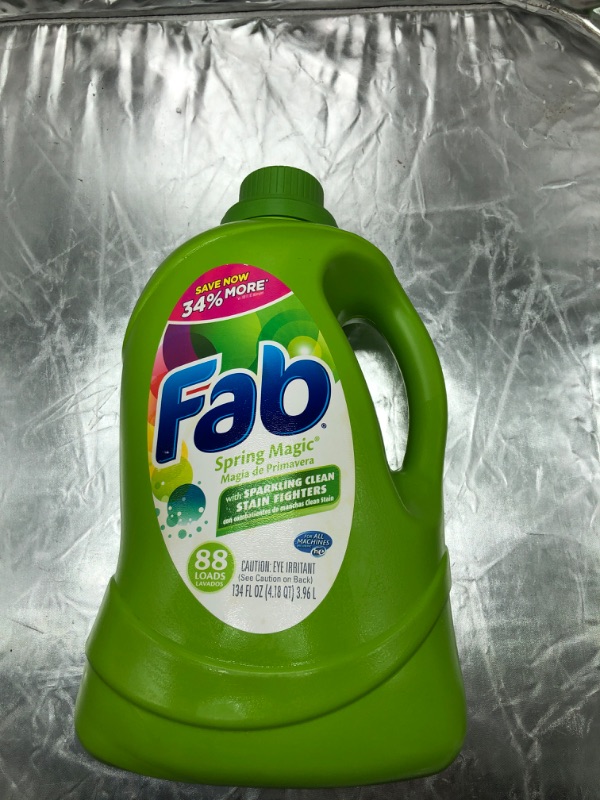 Photo 2 of AJAX Fab Spring Magic Ultra Laundry Detergent 88 Loads 134 Fl Oz.