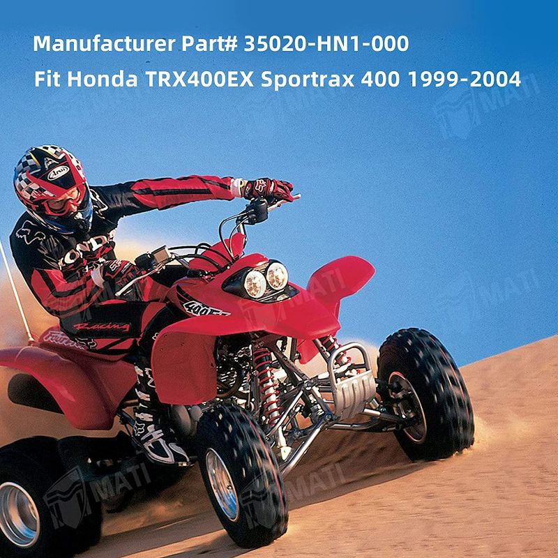 Photo 2 of Handlebar Switch Start Stop Headlight for Honda ATV TRX400EX Fourtrax Sportrax 1999-2004 35020-HN1-000