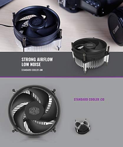 Photo 2 of Cooler Master i30 CPU Cooler - 92mm Low Noise Cooling Fan & Heatsink (RH-I30-26FK-R1)- for Intel Socket LGA 1150/1151 / 1155/1156 (i30)

