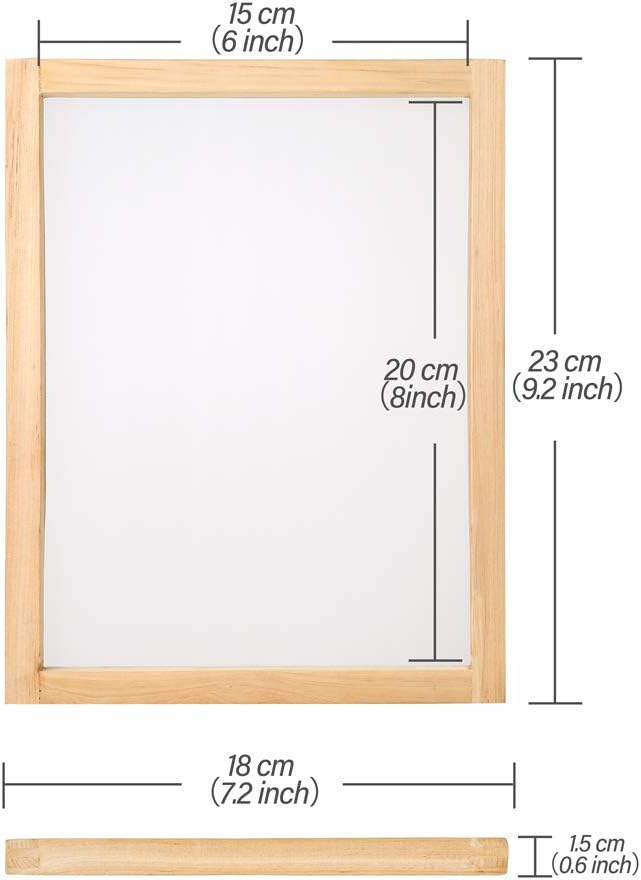 Photo 2 of Pllieay 6 Pieces Mini Wood Screen Printing Frames 6 x 8 Inch with 110 White Mesh for Screen Printing