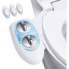 Photo 1 of Dalmo Non-Electric Bidet Toilet Attachment with Self-Cleaning Nozzles,with Adjustable Water Spray Pressure and Easy Installation