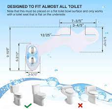 Photo 3 of Dalmo Non-Electric Bidet Toilet Attachment with Self-Cleaning Nozzles,with Adjustable Water Spray Pressure and Easy Installation