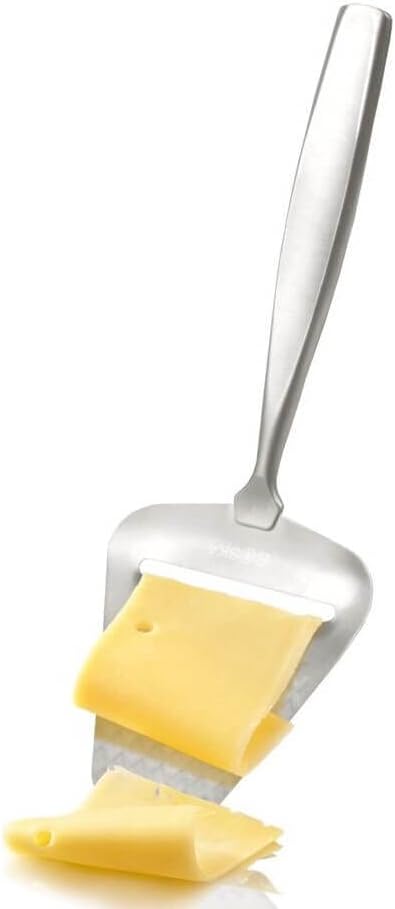 Photo 4 of Boska Stainless Steel Cheese Slicer - For All Types of Cheese - Multi-Functional Cheese Slicer - Handheld Slicer - Silver Non-Stick - Dishwasher Safe - For Kitchen Cooking