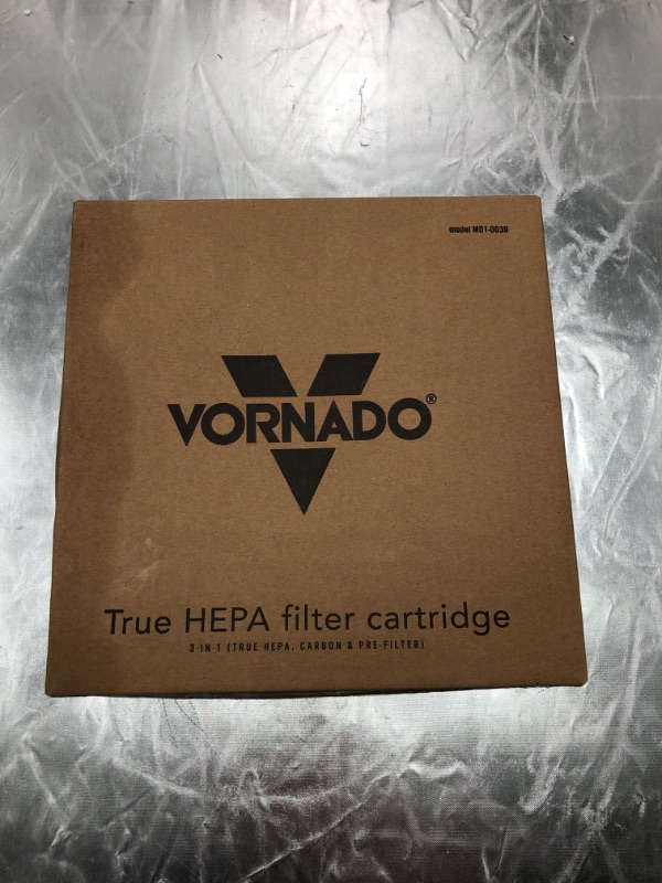 Photo 2 of Vornado MD1-0039 True HEPA Replacement Filter, 1 Count (Pack of 1), Black