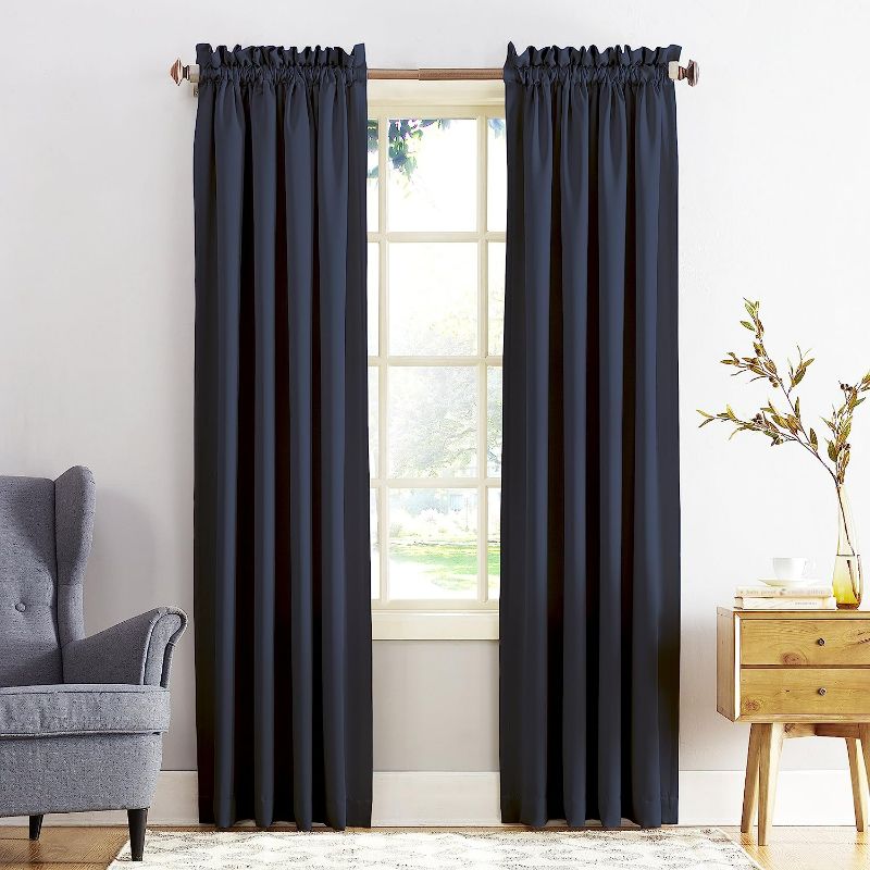 Photo 1 of Sun Zero Barrow Energy Efficient Rod Pocket Curtain Single Panel