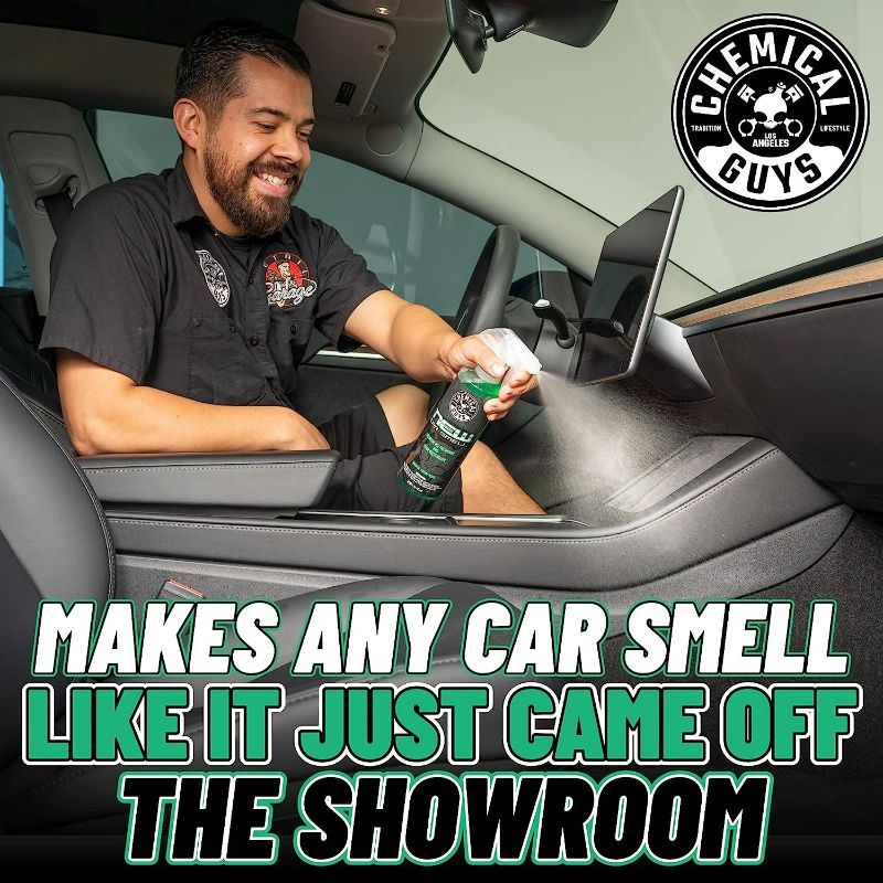 Photo 4 of Chemical Guys AIR_101_16 New Car Smell Premium Air Freshener and Odor Eliminator, Long-Lasting Scent, Great for Cars, Trucks, SUVs, RVs & More, 16 fl oz