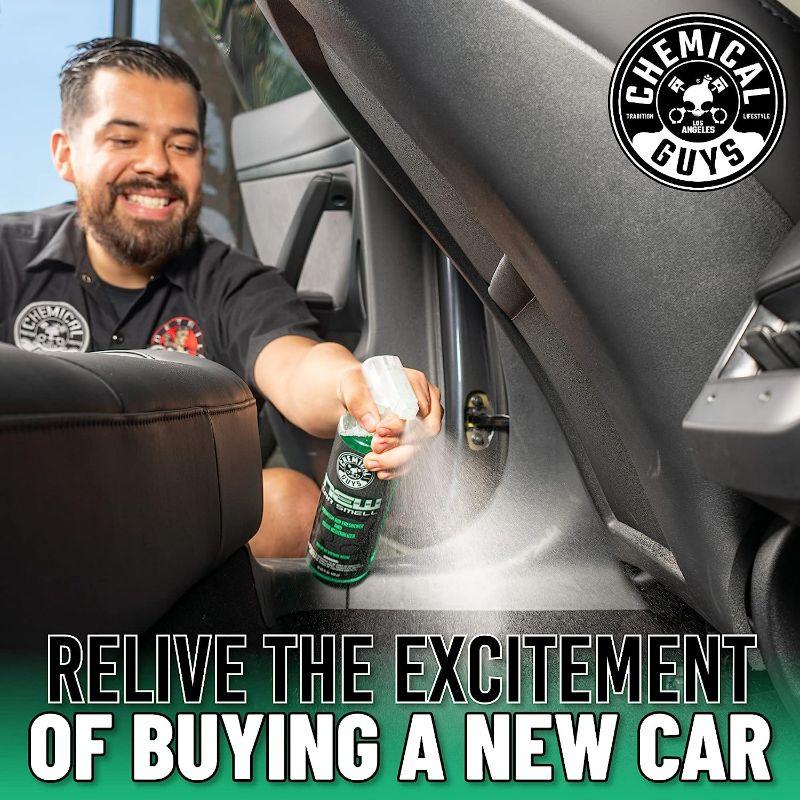 Photo 6 of Chemical Guys AIR_101_16 New Car Smell Premium Air Freshener and Odor Eliminator, Long-Lasting Scent, Great for Cars, Trucks, SUVs, RVs & More, 16 fl oz