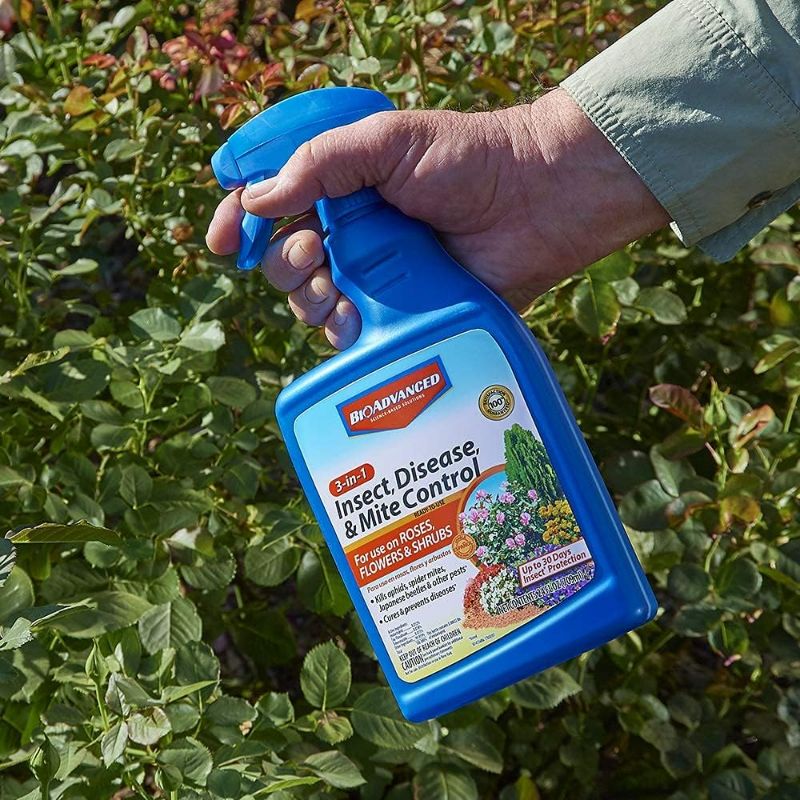 Photo 4 of BioAdvanced 3-In-1 Insect, Disease and Mite Control, Ready-to-Use, 24 oz Ready-to-Use 24 Ounce