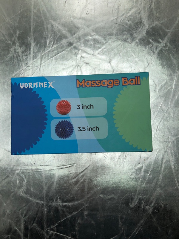 Photo 8 of VORNNEX Pack of 2 Spiky Hard Massage Balls - Plantar Fasciitis, Muscle Soreness Massager Ball