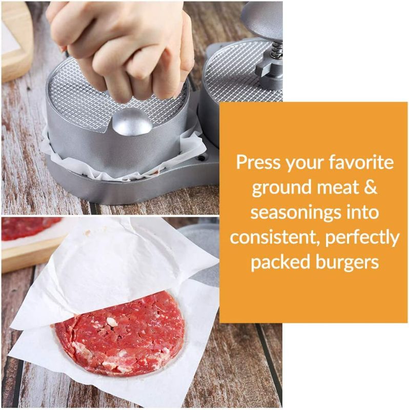Photo 6 of Geesta Burger Patty Papers for 6 Inch Burger Press (1000 pcs) Hamburger Round Separators Lunch Meat Patty Paper for Outdoor Blackstone Griddle Grill BBQ Barbecue