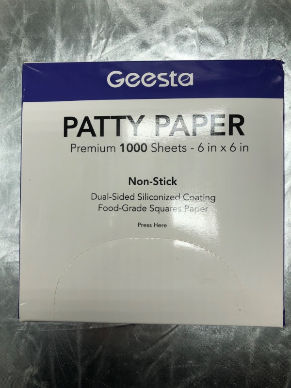 Photo 8 of Geesta Burger Patty Papers for 6 Inch Burger Press (1000 pcs) Hamburger Round Separators Lunch Meat Patty Paper for Outdoor Blackstone Griddle Grill BBQ Barbecue