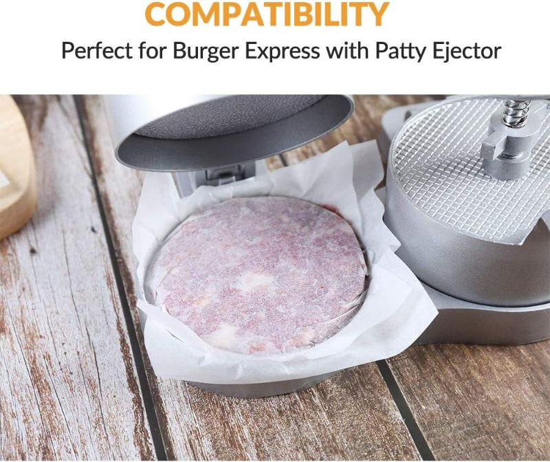 Photo 4 of Geesta Burger Patty Papers for 6 Inch Burger Press (1000 pcs) Hamburger Round Separators Lunch Meat Patty Paper for Outdoor Blackstone Griddle Grill BBQ Barbecue
