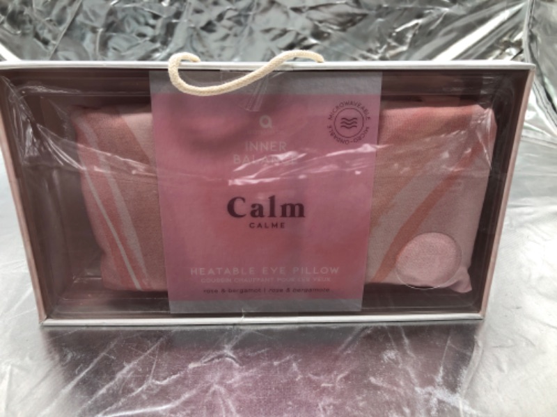 Photo 1 of Aroma Home Inner Balance Calm Heatable Eye Pillow (Rose and Bergamot)