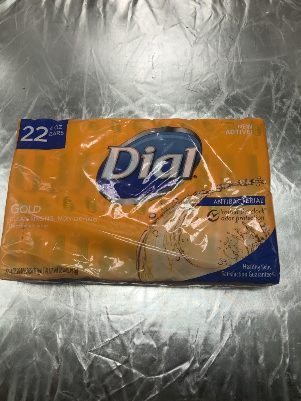Photo 2 of Dial Antibacterial Deodorant Bar Soap, Gold - 4 Oz, 22Count