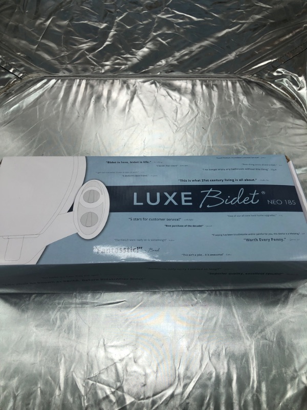 Photo 9 of LUXE Bidet NEO 185 - Non-Electric Bidet Toilet Attachment with Self-cleaning Dual Nozzle and Adjustable Water Pressure for Sanitary and Feminine Wash (White)