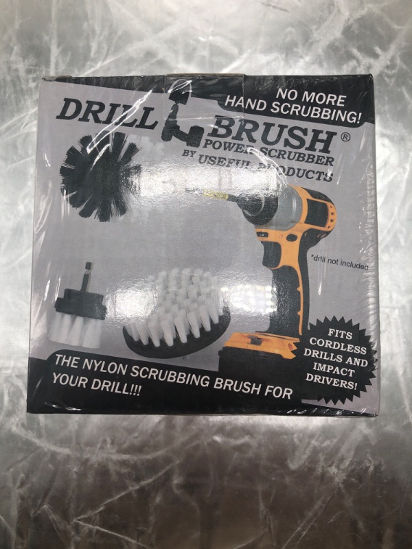 Photo 9 of Drill Brush Car Washing and Detailing Power Brush Kit with Long-Reach Removable Extension. Auto Care Set Includes 3 Different Size, Replaceable, Soft White Scrubber Brushes with Quick Change Extender