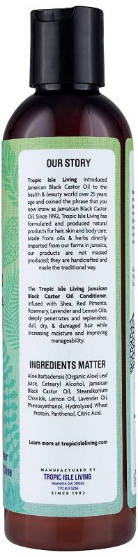 Photo 2 of 1 Pack Tropic Isle Living Jamaican Black Castor Oil Conditioner 8 oz