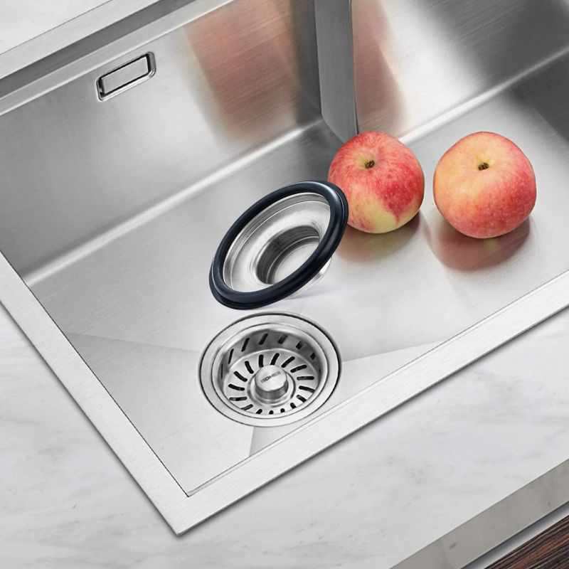 Photo 7 of 2PCS Kitchen Sink Stopper - Stainless Steel, Large Wide Rim 3.35" Diameter - Fengbao