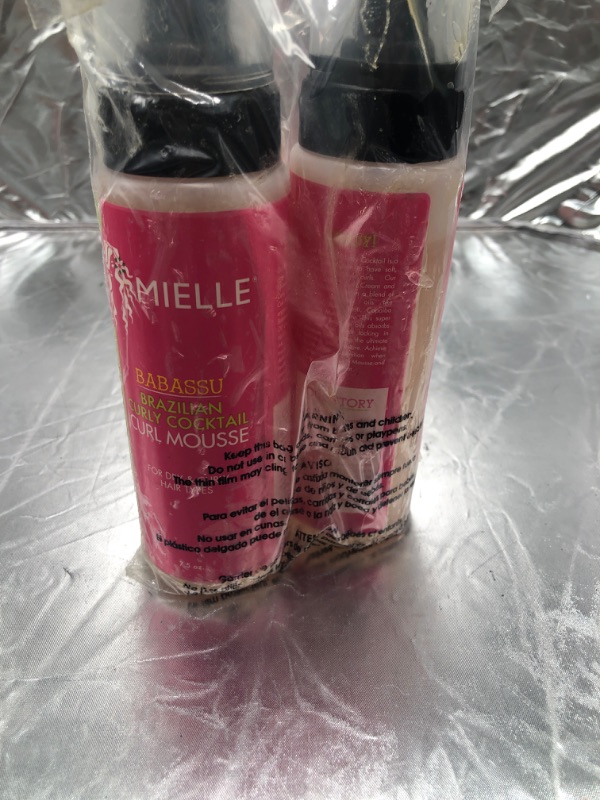 Photo 2 of Mielle Organics Brazilian Curly Cocktail Curl Mousse 7.5oz "Pack of 2"