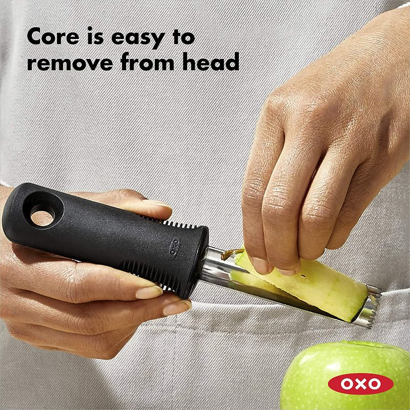 Photo 3 of OXO Good Grips Apple Corer,1 EA, Silver/Black