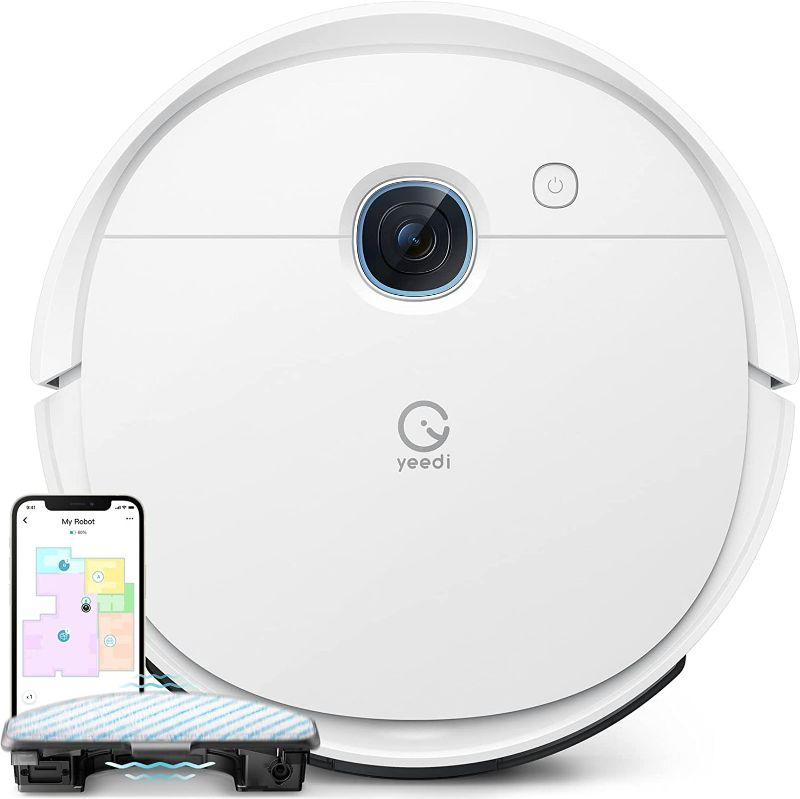 Photo 1 of Yeedi vac 2 pro Robot Vacuum and Mop Combo,3000Pa Suction with Oscillating Mopping,3D Obstacle Avoidance,240mins runtime,Idea for Carpet and Hard Floor Cleaning and Pets Family