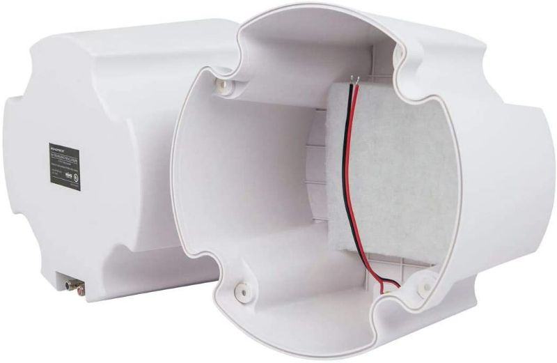 Photo 1 of Monoprice ABS Back Enclosure (Pair) for PID 4104 8in Ceiling Speaker, Includes 4 Speaker Mounting Screws