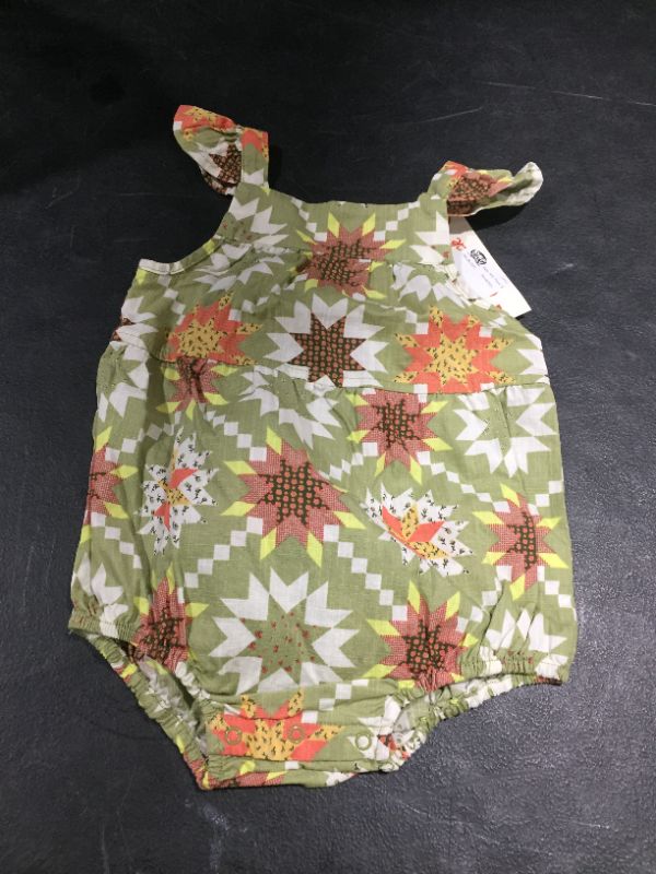 Photo 2 of Baby Girls' Floral Quilt Romper - Cat & Jack™ 12M
