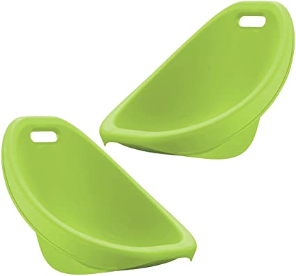 Photo 1 of American Plastic Toys Kids Scoop Rockers (Pack of 2), Green, Lounging Floor-Level Chairs, Reading, Gaming, Watching TV, Indoors, Outdoors, Stackable, Non-Toxic, BPA-Free Plastic, Easy Wipe Clean, 3+
