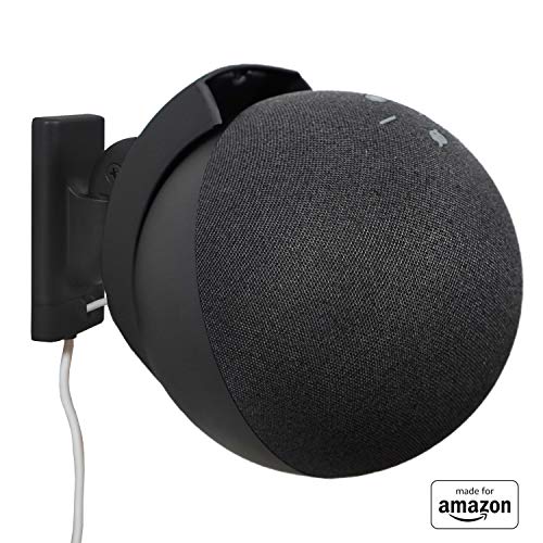 Photo 1 of Made For Amazon Wall Mount, Black, Echo (4th generation)
