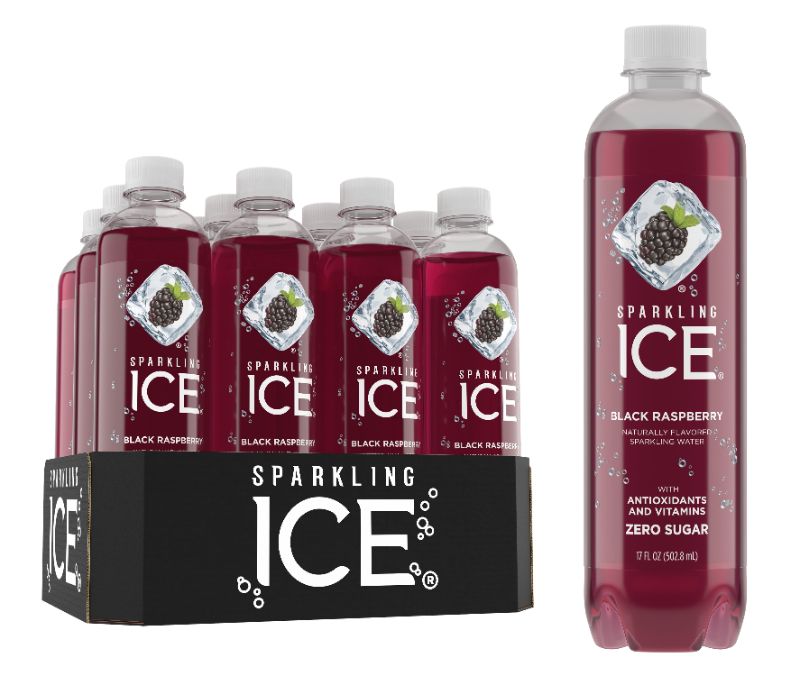 Photo 1 of 12 PACK Sparkling Ice Black Raspberry Sparkling Water 17 Oz. Bottle BB JUNE 14 2022
