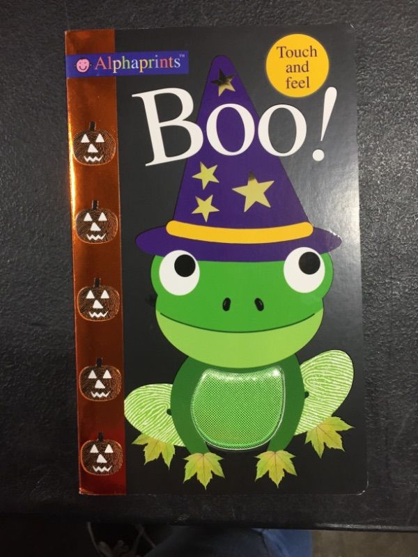 Photo 2 of Alphaprints: Boo!: Touch and Feel Board book – Touch and Feel
