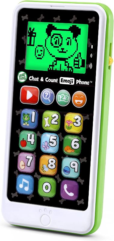 Photo 1 of LeapFrog Chat and Count Emoji Phone, Green
