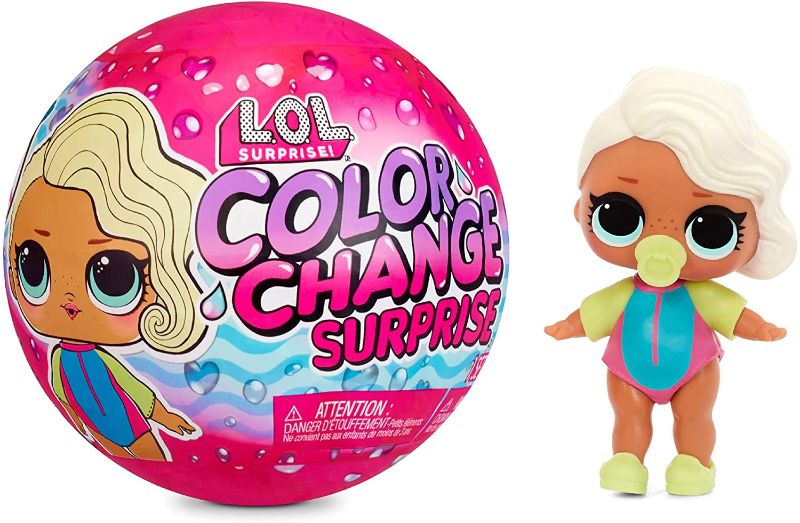 Photo 1 of LOL Surprise Color Change Dolls with 7 Surprises Including Including Outfit, Accessories, Color Change Ball- Collectible Doll Toy, Gift for Kids, Toys for Girls Boys Ages 4 5 6 7+ Years Old
