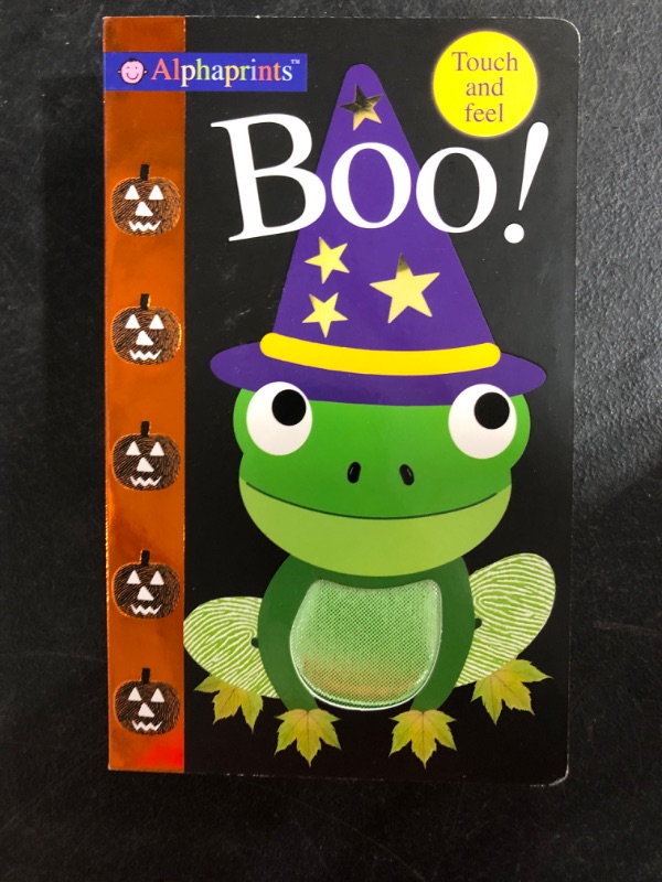 Photo 2 of Alphaprints: Boo!: Touch and Feel Board book – Touch and Feel