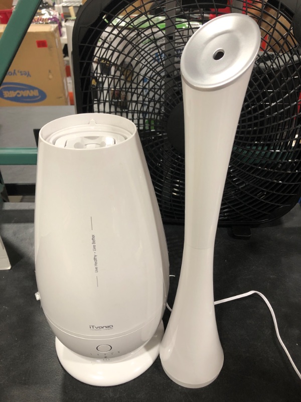 Photo 1 of Humidifier, 5L Floor Humidifiers for Large Room  Cool Mist Humidifiers with Oil Diffuser Tray, Smart Humidity Last up to 50 Hours
