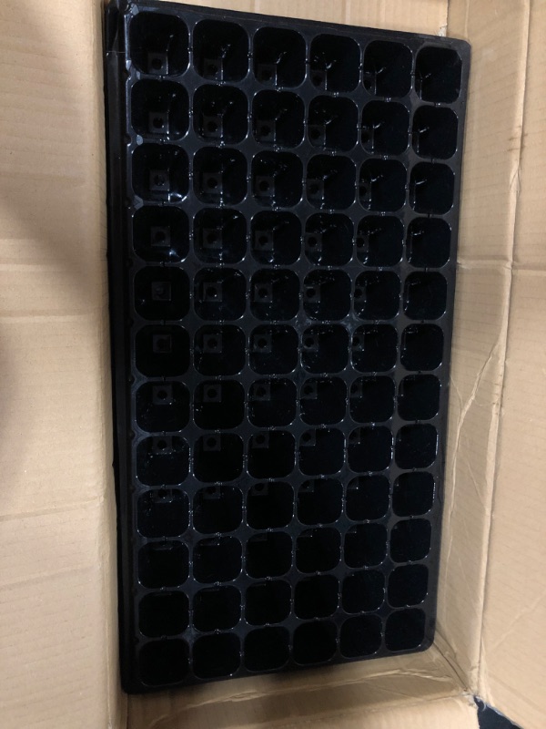 Photo 2 of 72 Cell Seed Starter Tray - 5 Pack - Extra Strength 1020 Starting Trays for Planting Seedlings, Propagation, Germination Plugs
