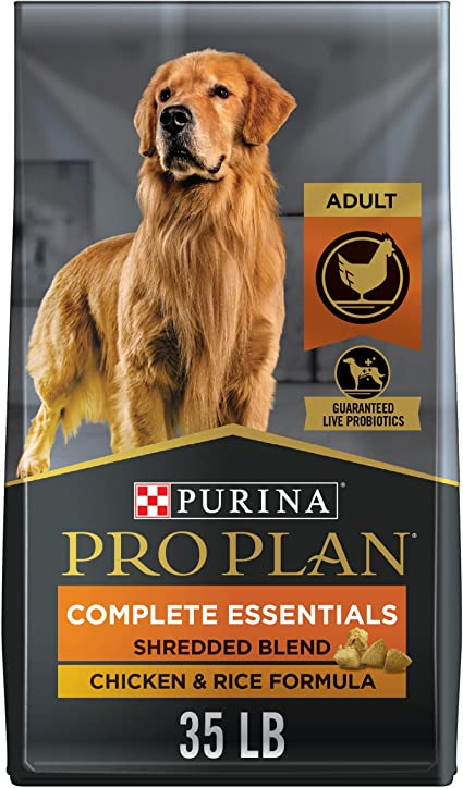 Photo 1 of 
Purina Pro Plan High Protein Dog Food with Probiotics for Dogs Shredded Blend Chicken & Rice Formula 35 Lb. Bag
best by:02/2023

