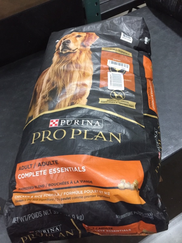 Photo 2 of 
Purina Pro Plan High Protein Dog Food with Probiotics for Dogs Shredded Blend Chicken & Rice Formula 35 Lb. Bag
best by:02/2023

