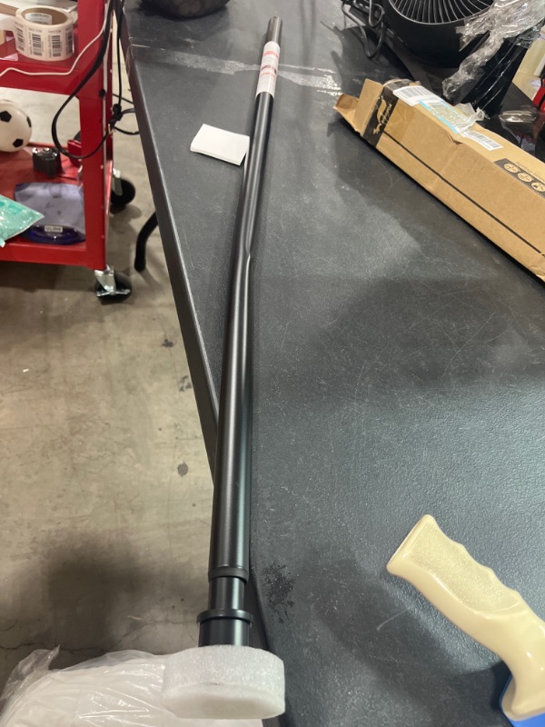 Photo 1 of 41 INCH BRIOFOX Industrial Shower Curtain Rod - Never Rust Non-Slip Stainless Steel, Matte Black
