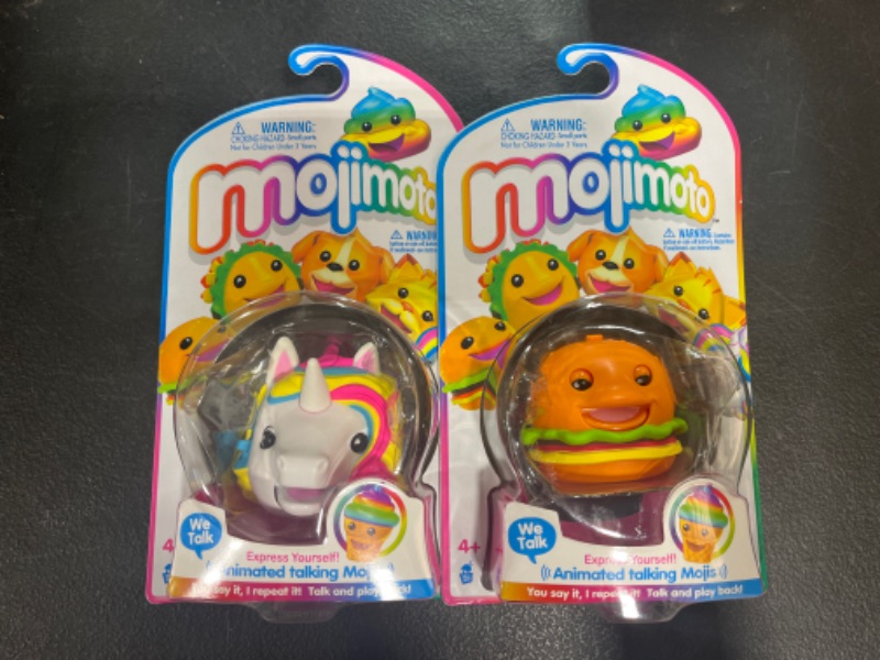 Photo 2 of Mojimoto Unicorn Cheeseburger Repeating Talk-Back Toy That Records & Repeats Lip-syncs to Music! (Styles May Vary) Cepia
