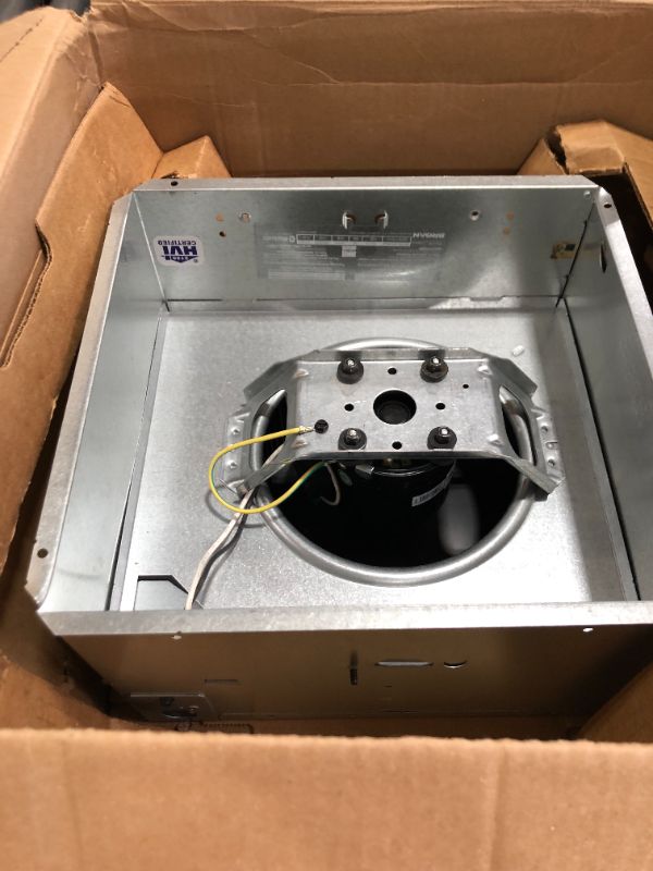 Photo 2 of Broan Sensonic Bathroom Exhaust Fan with Bluetooth Speaker, ENERGY STAR Certified, 1.0 Sones, 110 CFM, White
